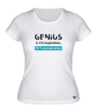 Genius is 1% inspiration, 99% perspiration